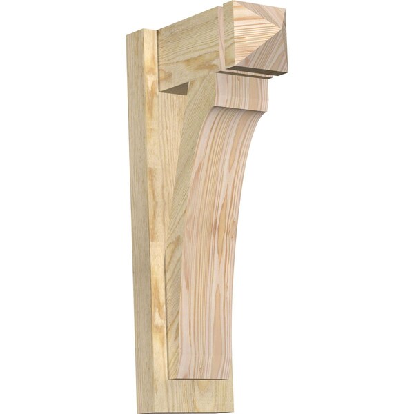 Ekena Millwork Legacy Arts & Crafts Rough Sawn Outlooker, Douglas Fir, 6"W x 12"D x 24"H OUT06X12X24LEC03RDF - main